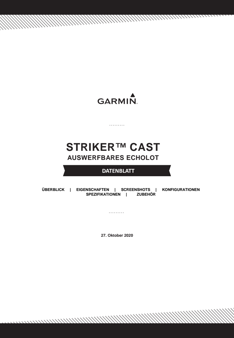 Datenblatt Garmin STRIKER Cast