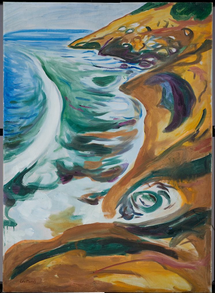 Waves Breaking on the Rocks (1916–19)  