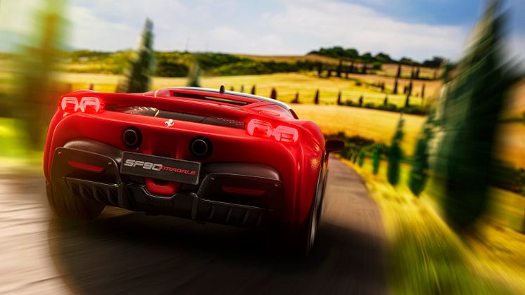 Unnachahmlicher Ferrari Fahrzeug-Look