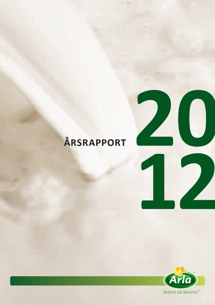 Arla Foods Årsrapport 2012