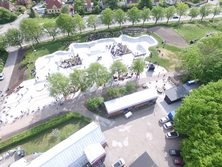 Söderlyckan skejtpark i Lunds stadspark, 3