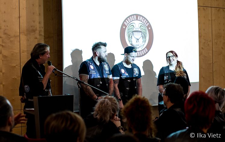 BAB-Zenturios Björn Mentler, Tobi Behn und Anke Niekrenz (v.l.n.r.)