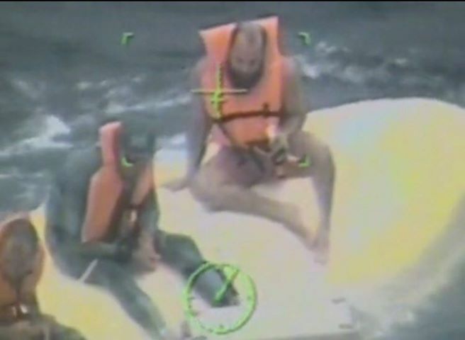 Image - ACR Electronics - USCG footage of the fishermen