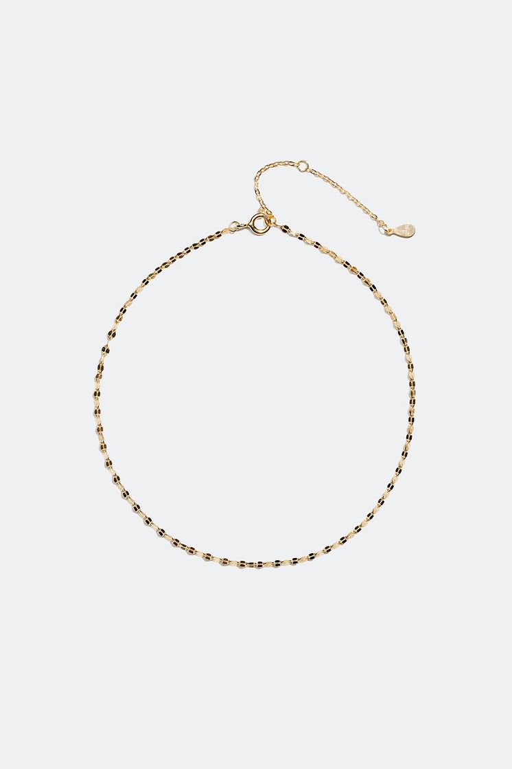 Anklet gold plated sterling silver - 19.99 €