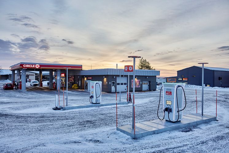 Circle K accelererar elektrifieringen av Norrland