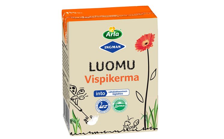 Arla Ingman Luomuvispikerma 2 dl, into