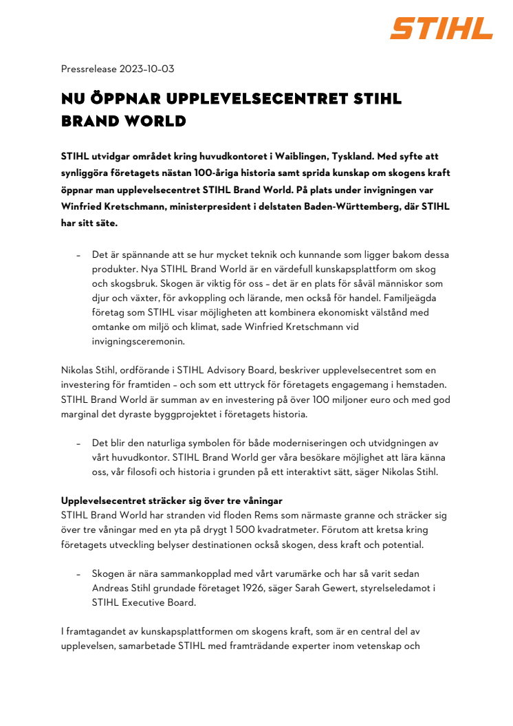 Nu öppnar upplevelsecentret STIHL Brand World .pdf