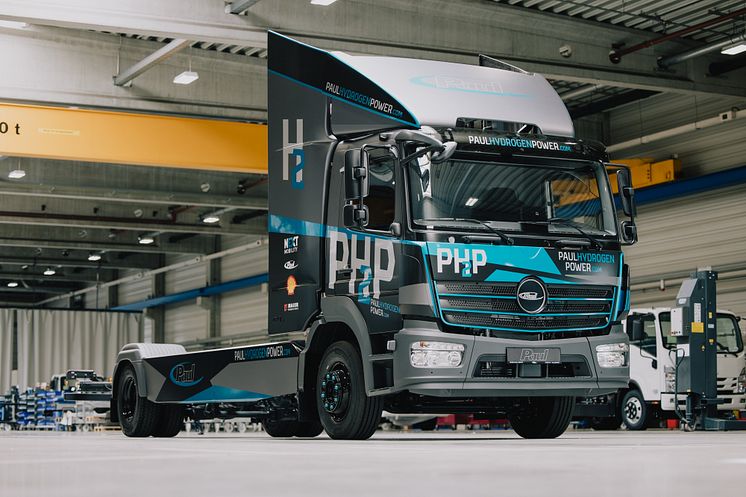 PH2P Paul Hydrogen Power Truck auf PIN21 Clean Trucking Conference