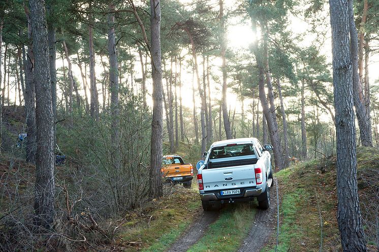 Neste generasjon Ford Ranger pickup med redusert forbruk, dristig design og avanserte teknologier