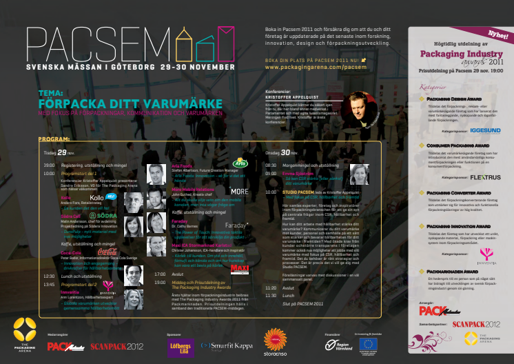 Program PACSEM 2011 - Förpacka ditt varumärke