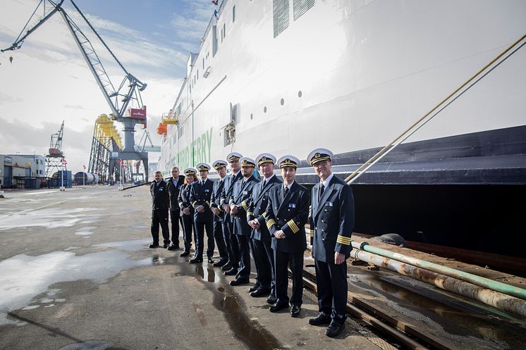 Scandlines' neue Hybridfähre auf den Namen "Copenhagen" getauft