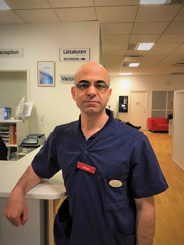 Sammy Klaff, distriktsläkare och verksamhetschef på Trädgårdstorgets vårdcentral i Linköping.