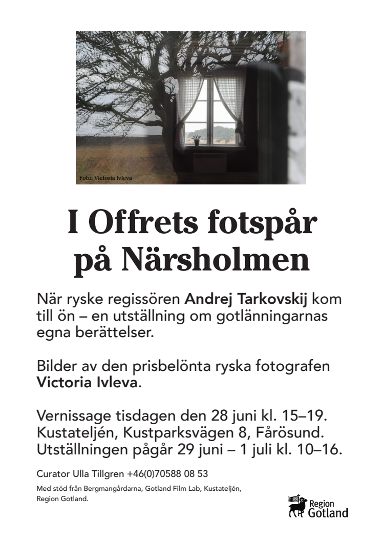 I Offrets fotspår på Närsholmen - poster för utställning Kustateljén