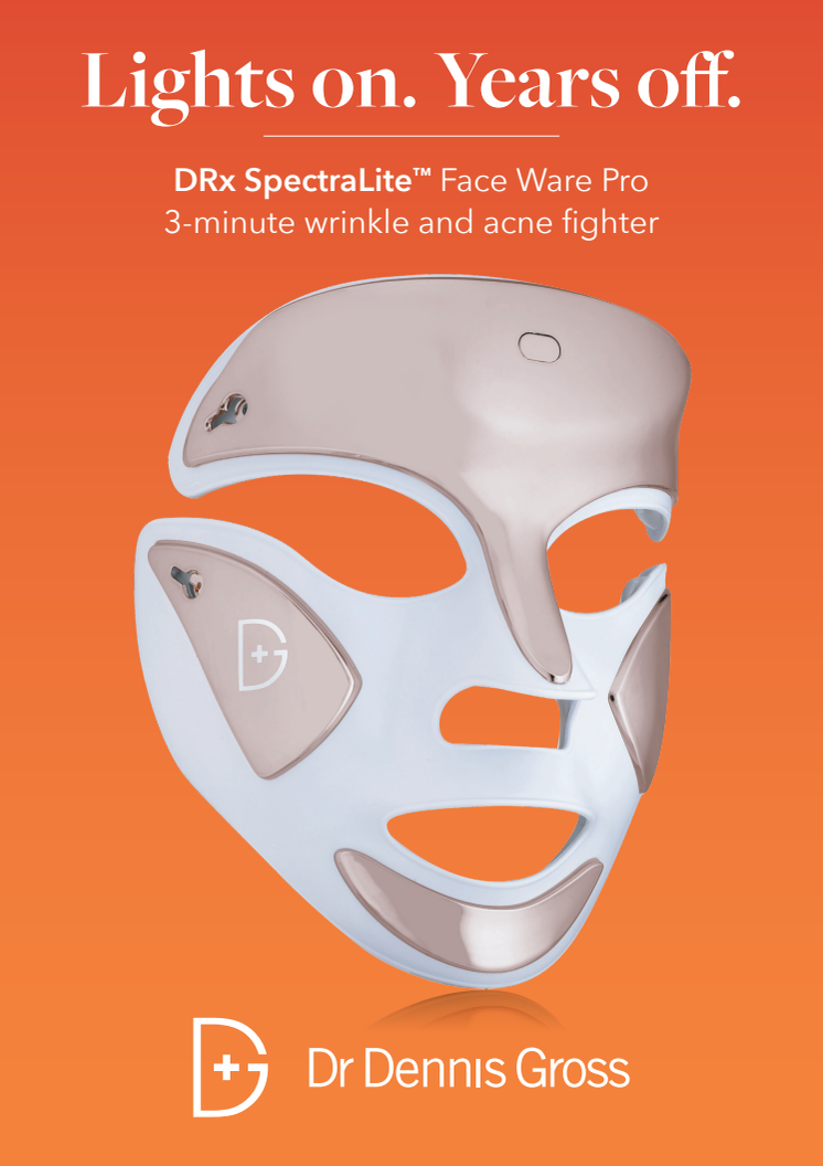 Dr Dennis Gross Skincare lanserar DRx SpectraLite™ Face Ware Pro