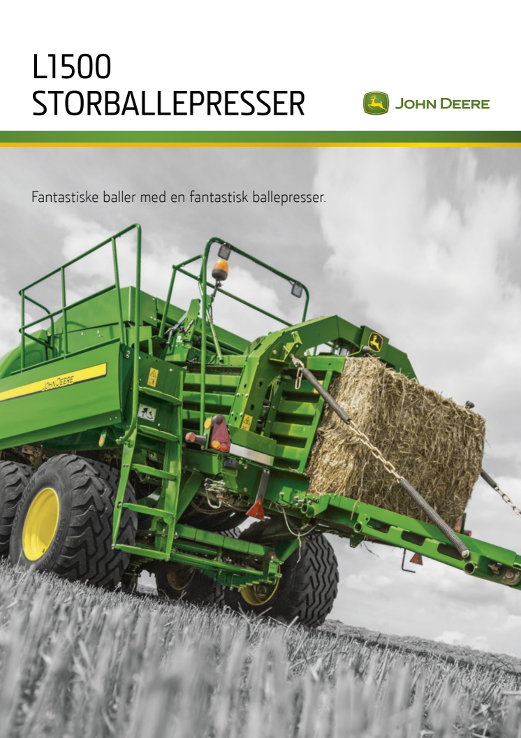 John Deere L1500 Storballepressere