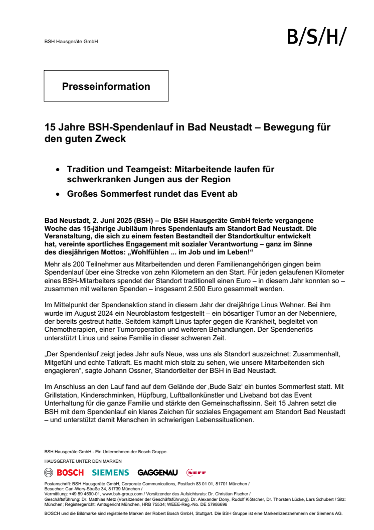 BSH_Presseinformation-Spendenlauf_Bad Neustadt
