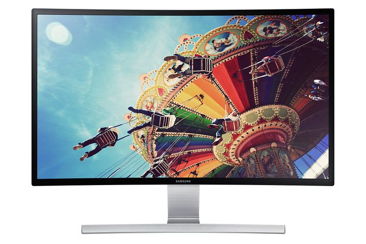 27 tommer Curved monitor 