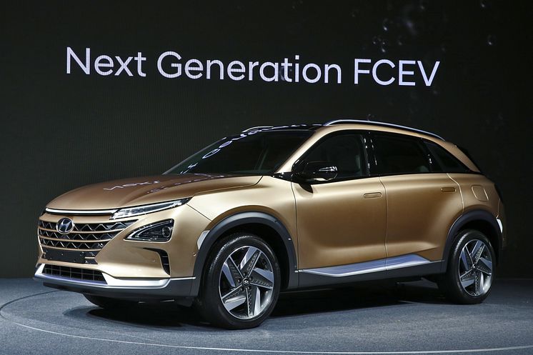 Hyundai Motor förhandsvisar nästa generationens vätgasdrivna SUV.