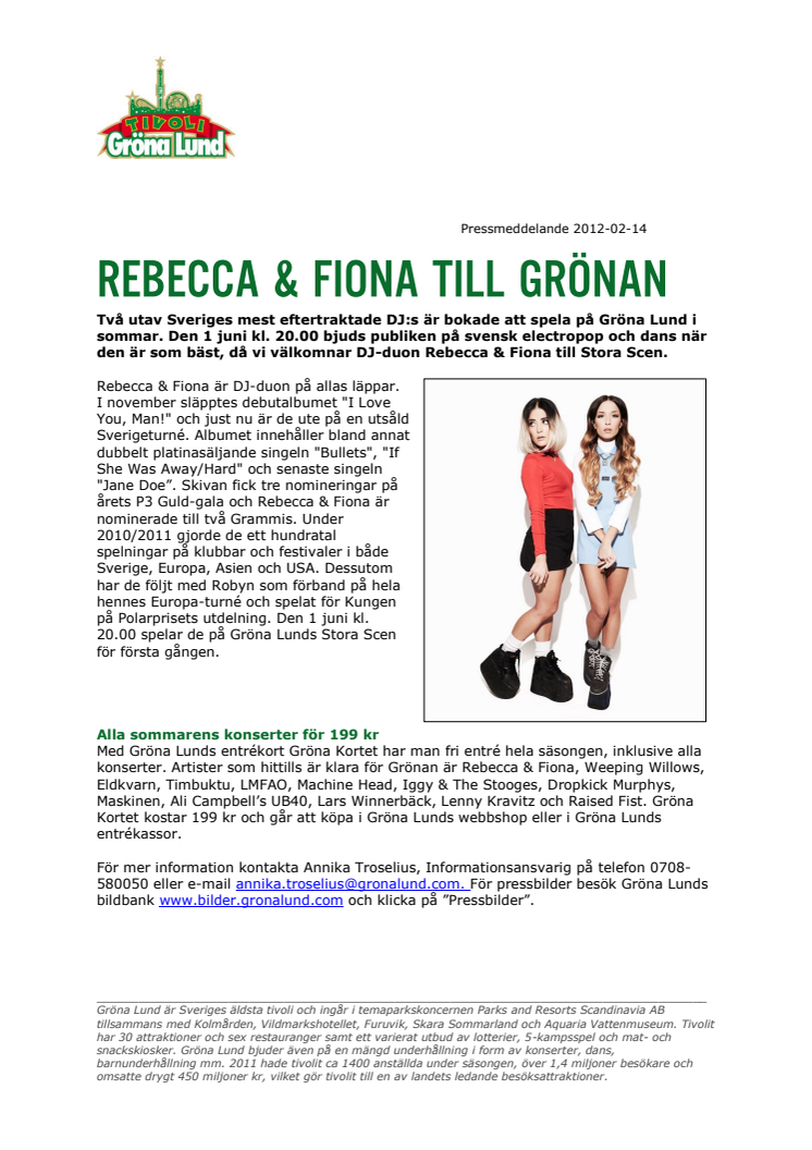 Rebecca & Fiona till Grönan