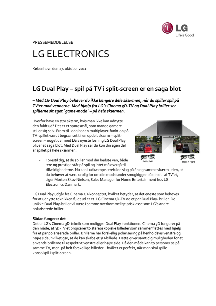 LG Dual Play – spil på TV i split-screen er en saga blot 