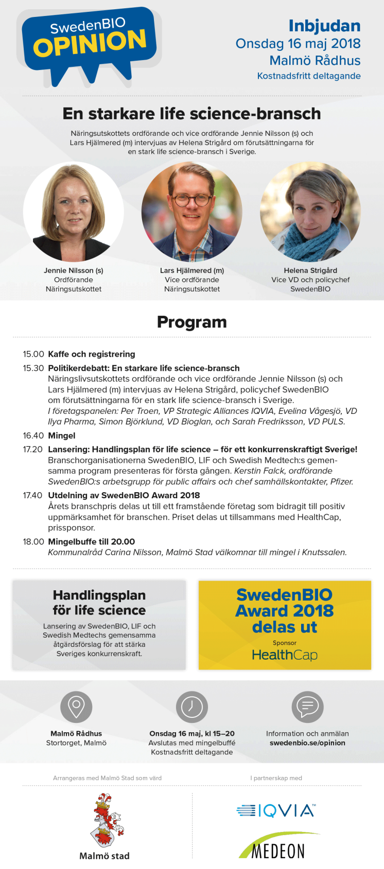Program SwedenBIO Opinion