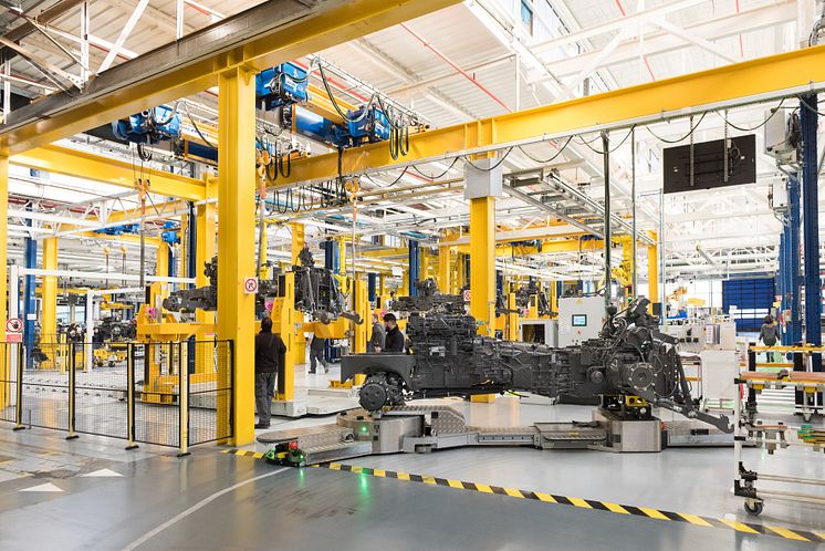 CLAAS traktorfabrik i Le Mans