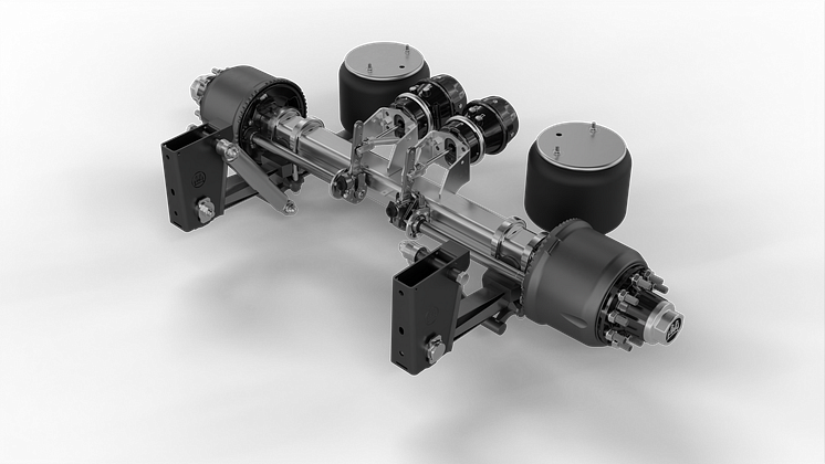 Low loader axle