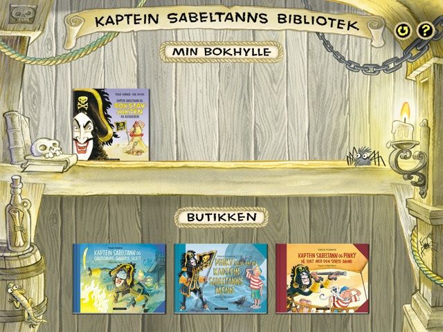 Kaptein Sabeltanns bibliotek 