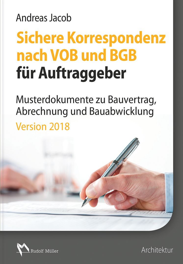 Sichere Korrespondenz nach VOB und BGB für Auftraggeber, Version 2018 (2D/tif)
