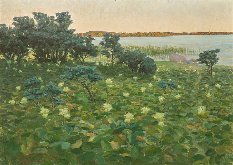 Hanna Rönnberg, Åland, 1900. Olja på duk, 76x106 cm. Önningebymuseet. 