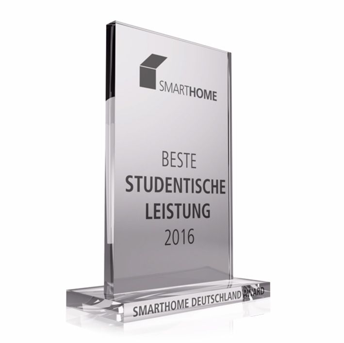 1. Platz beim „SmartHome Award Deutschland 2016“ an Studierenden des Masterstudiengangs Telematik der TH Wildau