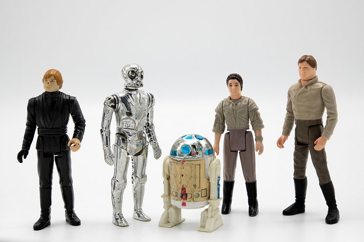 Star Wars-figurer ur Nordiska museets samlingar,