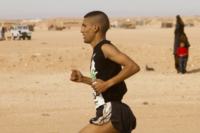 Västsaharas främste maratonlöpare till Stockholm
