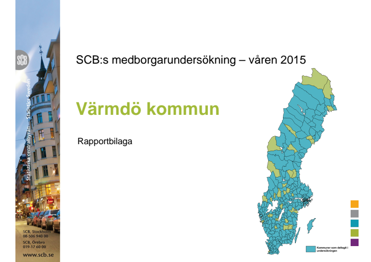 Medborgarundersökning rapportbilaga Värmdö 2015