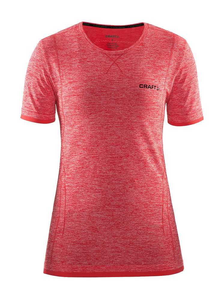 Active Comfort shortsleeve i färgen poppy