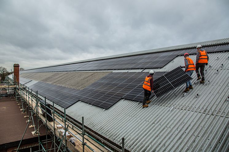 The project will see 526 solar panels installed on the depot’s roof