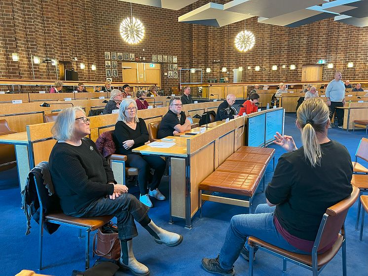 Workshop i Sessionssalen.