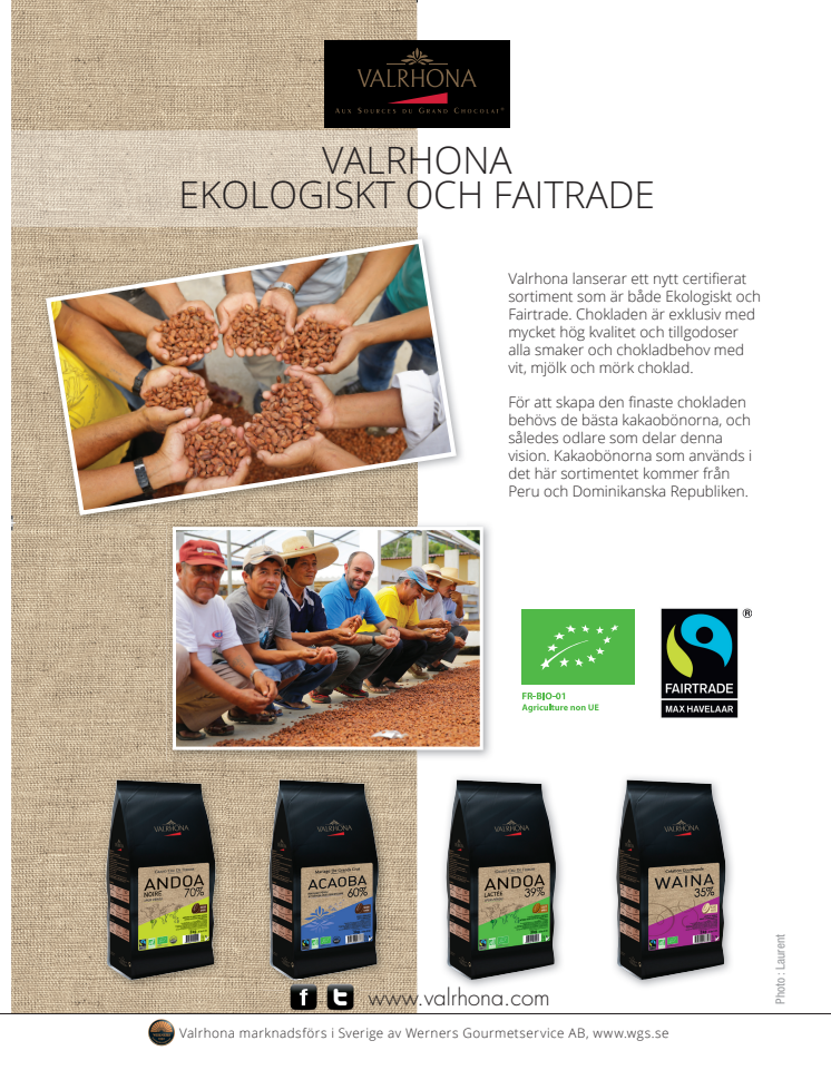 Valrhona – Ekologisk och Fairtrade