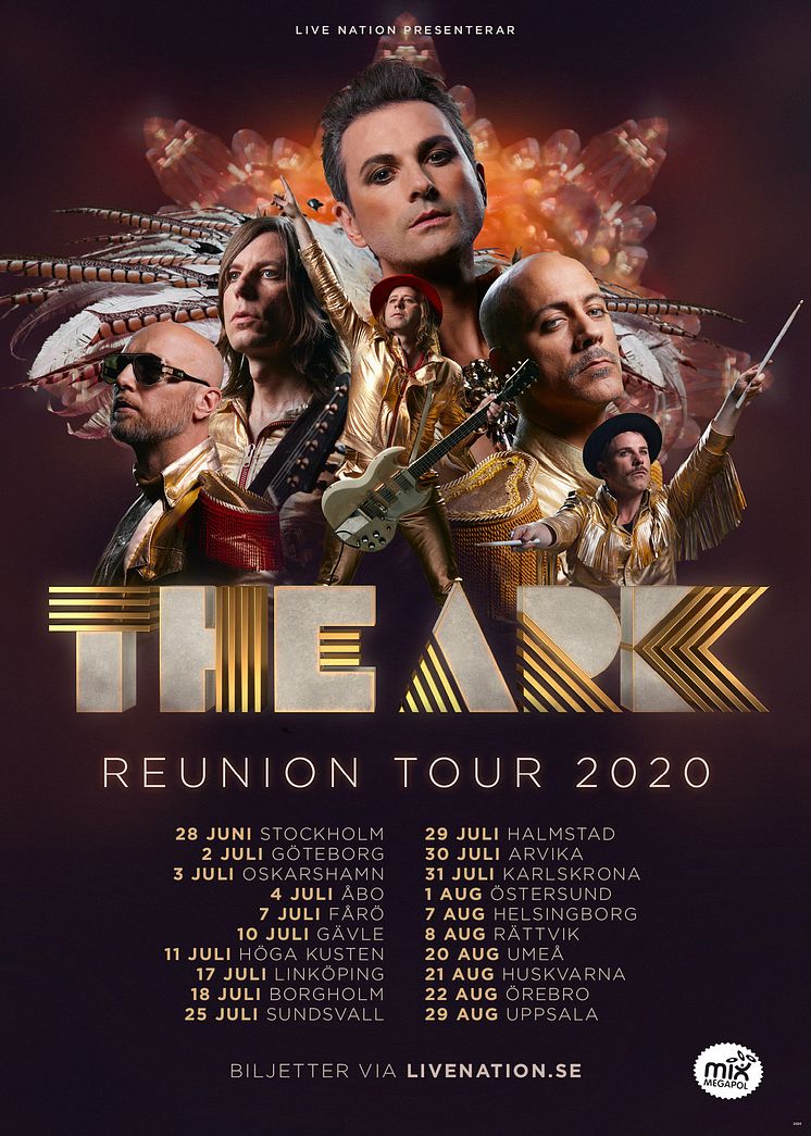 The Ark Reunion Tour 2020 - Poster