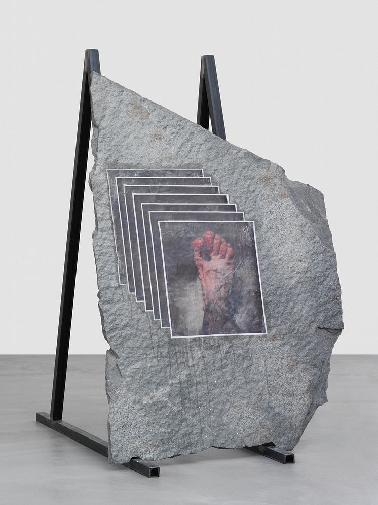 Matias Faldbakken, Stone Slab (The Artist's Foot), 2016