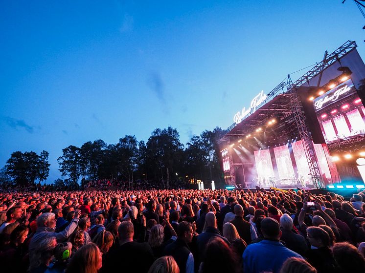 Gyllene Tider avslutningskonsert i Halmstad Foto: Anders Roos