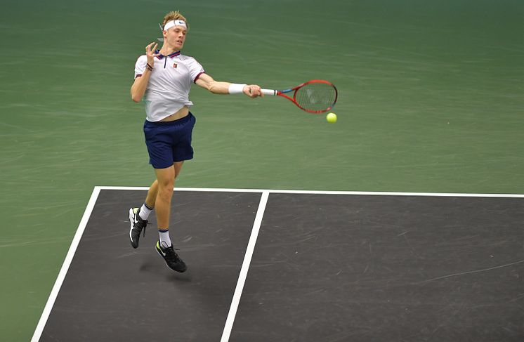 Denis Shapovalov forehand_SO21_Photo by Robert Bjarnefeldt