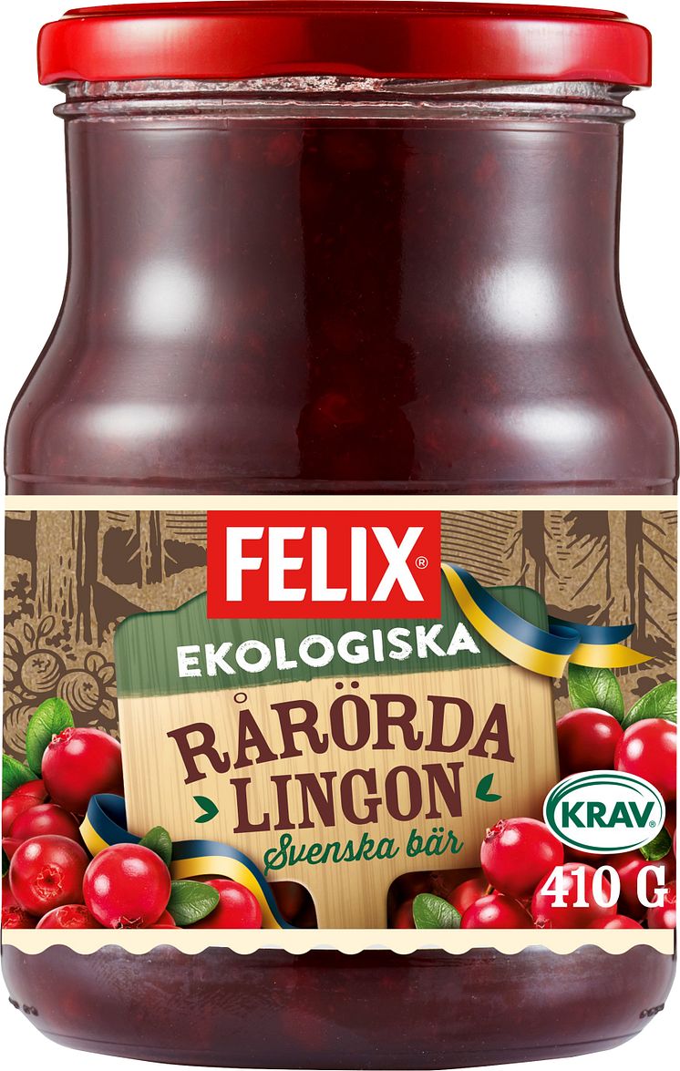 Felix ekologiska rårörda lingon