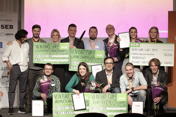 Vinnarna i Venture Cup Öst Startup 2017
