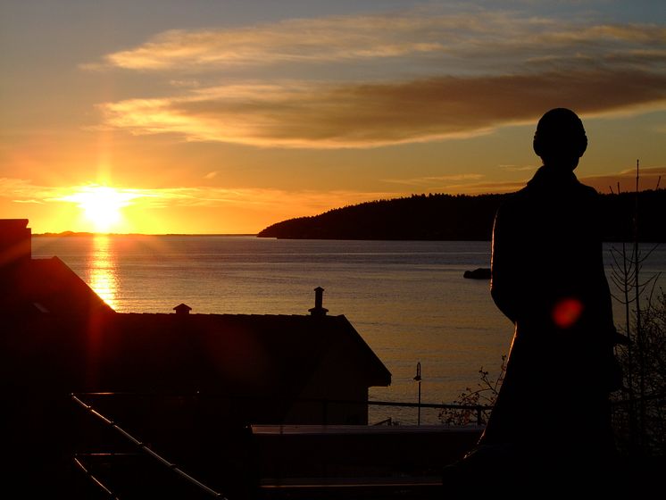 Munch statue in Kragerø - Photo Visit Kragerø 