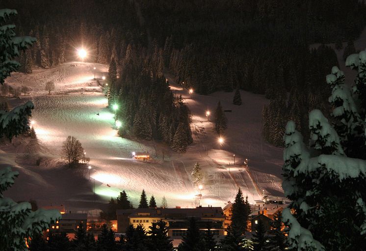 Night skiing in L’Orient © Nicolas Jan 