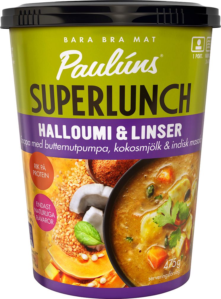 Paulúns Superlunch Halloumi & Linser