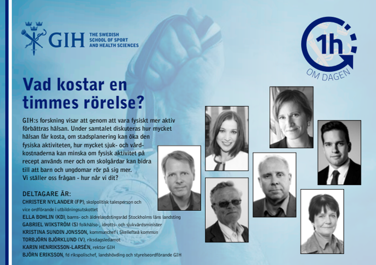 Välkomna till GIH:s seminarium i Almedalen den 1 juli