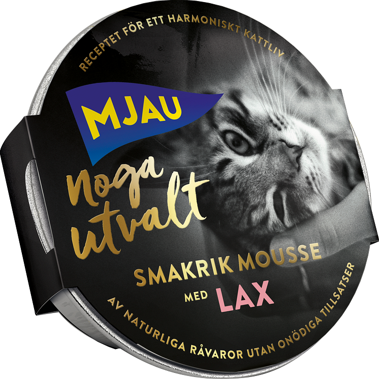 Mjau Noga Utvalt, smakrik mousse med lax