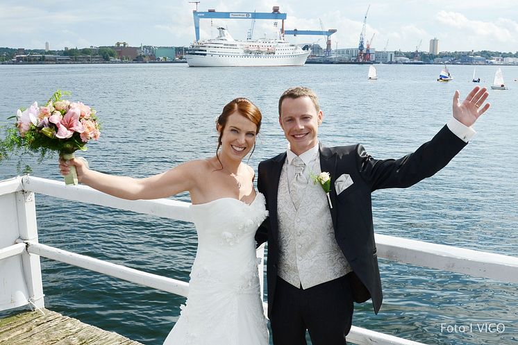 Hochzeit Kiel Wasser©VICO